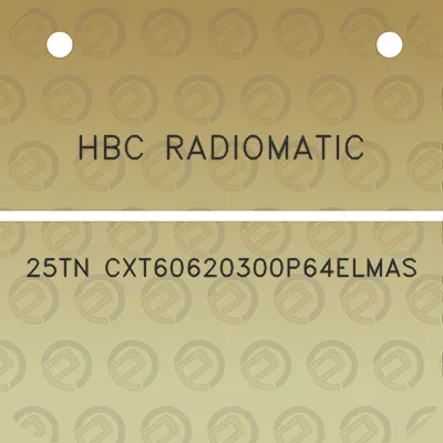 hbc-radiomatic-25tn-cxt60620300p64elmas