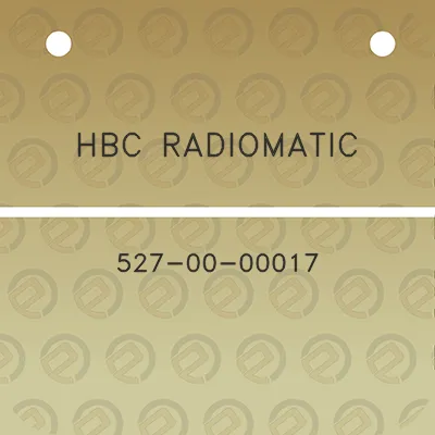 hbc-radiomatic-527-00-00017