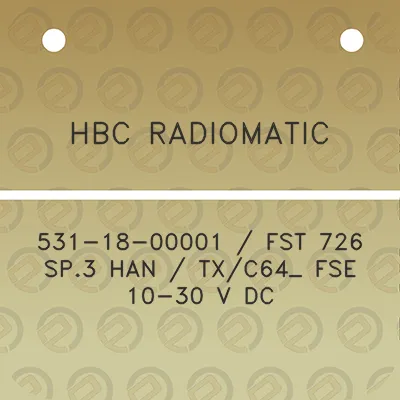 hbc-radiomatic-531-18-00001-fst-726-sp3-han-txc64_-fse-10-30-v-dc