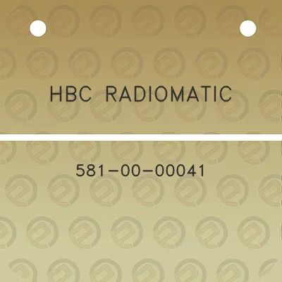 hbc-radiomatic-581-00-00041