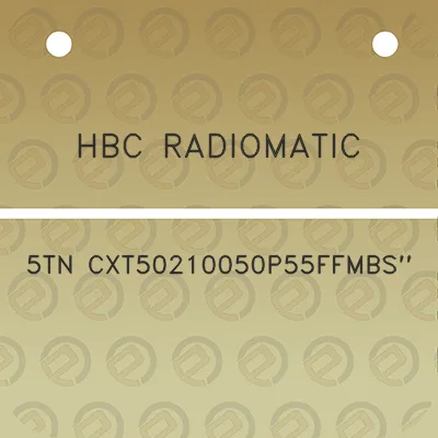 hbc-radiomatic-5tn-cxt50210050p55ffmbs