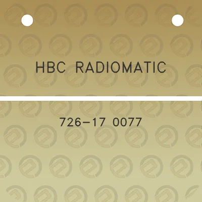 hbc-radiomatic-726-17-0077