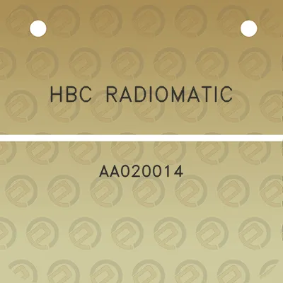 hbc-radiomatic-aa020014