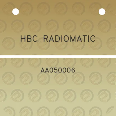 hbc-radiomatic-aa050006