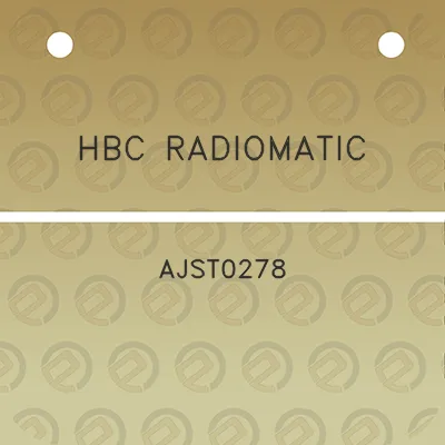 hbc-radiomatic-ajst0278