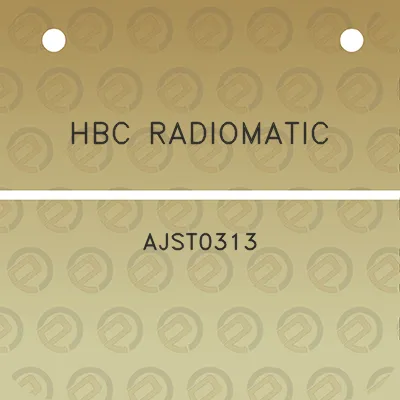 hbc-radiomatic-ajst0313