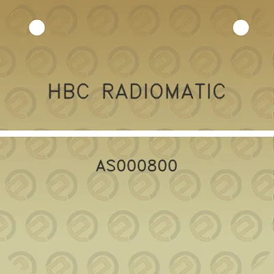 hbc-radiomatic-as000800