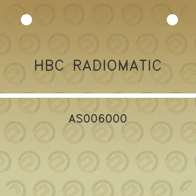 hbc-radiomatic-as006000