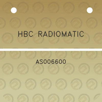 hbc-radiomatic-as006600