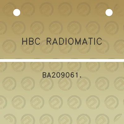 hbc-radiomatic-ba209061