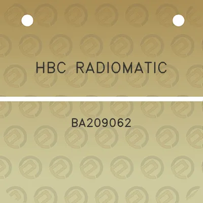 hbc-radiomatic-ba209062