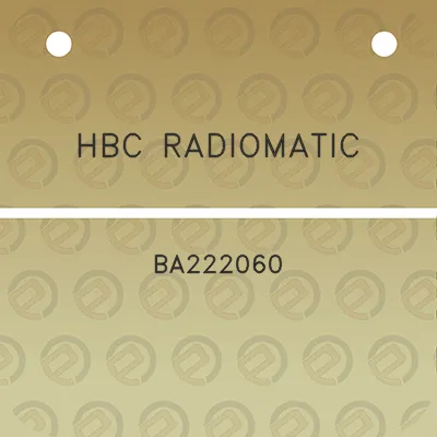 hbc-radiomatic-ba222060