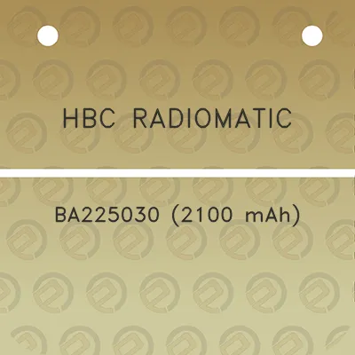 hbc-radiomatic-ba225030-2100-mah