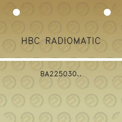 hbc-radiomatic-ba225030