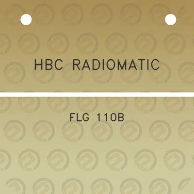 hbc-radiomatic-flg-110b