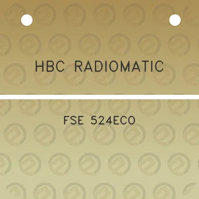 hbc-radiomatic-fse-524eco