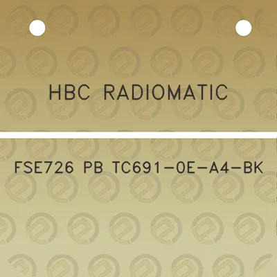 hbc-radiomatic-fse726-pb-tc691-0e-a4-bk