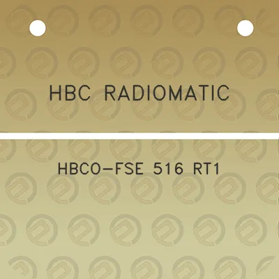 hbc-radiomatic-hbco-fse-516-rt1