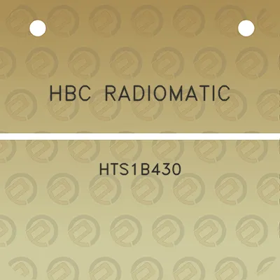 hbc-radiomatic-hts1b430