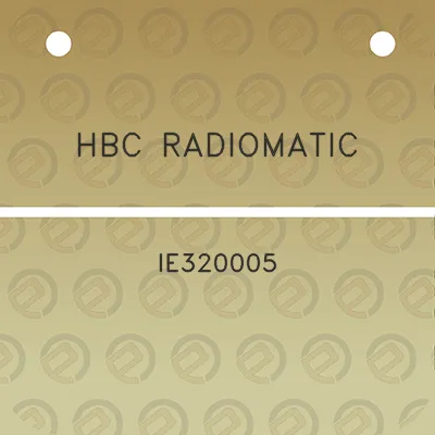 hbc-radiomatic-ie320005