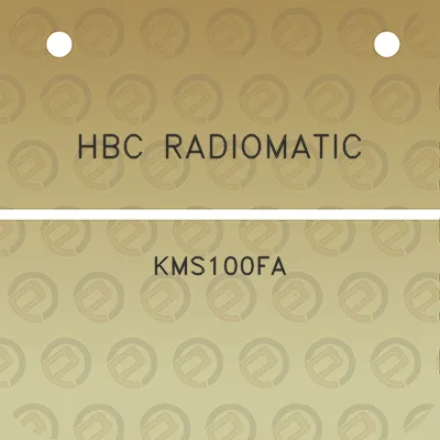 hbc-radiomatic-kms100fa