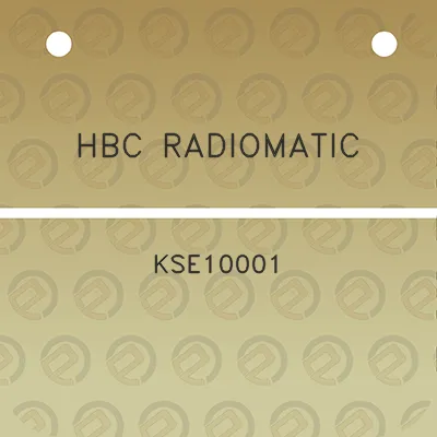 hbc-radiomatic-kse10001