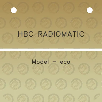 hbc-radiomatic-model-eco