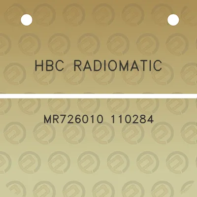 hbc-radiomatic-mr726010-110284