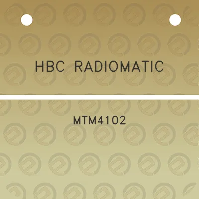 hbc-radiomatic-mtm4102