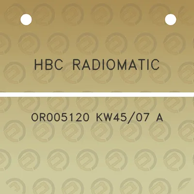 hbc-radiomatic-or005120-kw4507-a