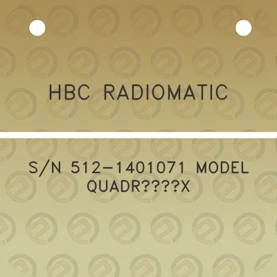 hbc-radiomatic-sn-512-1401071-model-quadrax