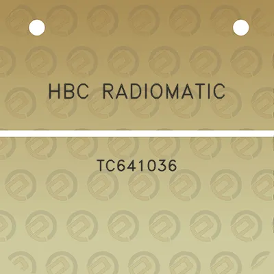 hbc-radiomatic-tc641036