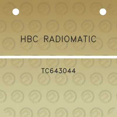 hbc-radiomatic-tc643044