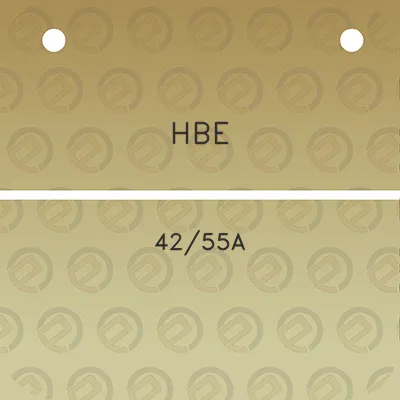 hbe-4255a