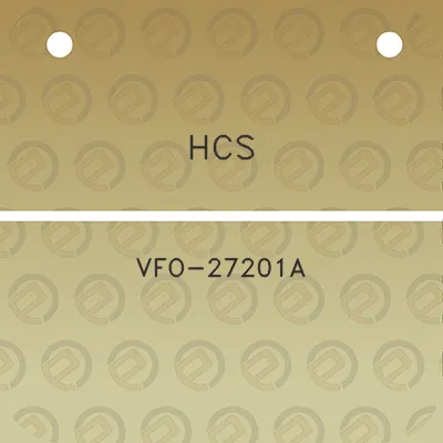 hcs-vfo-27201a