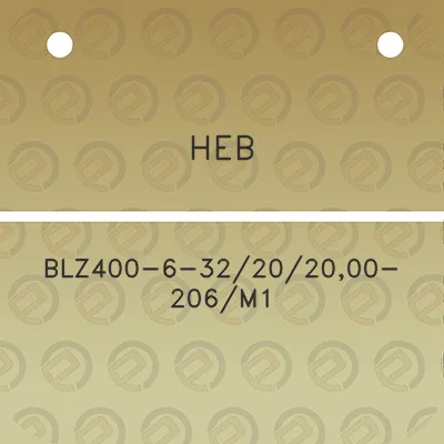 heb-blz400-6-32202000-206m1