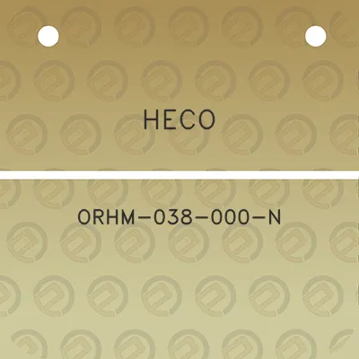 heco-orhm-038-000-n