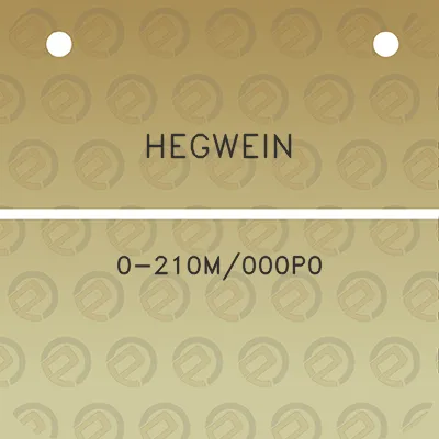 hegwein-0-210m000p0