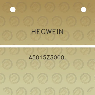 hegwein-a5015z3000