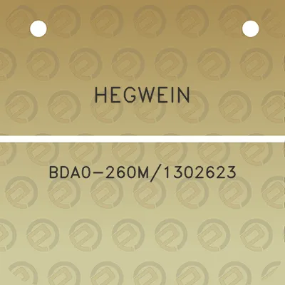 hegwein-bda0-260m1302623