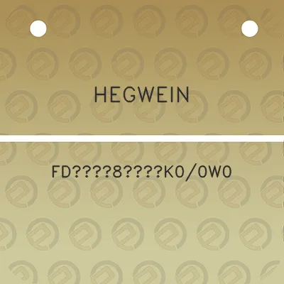 hegwein-fd8k00w0