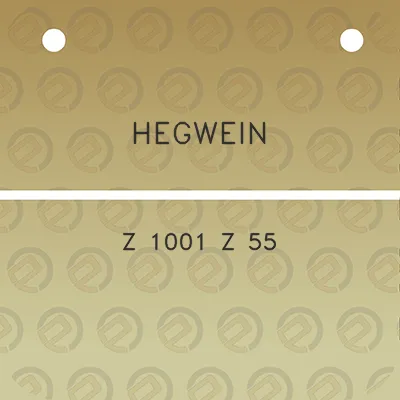 hegwein-z-1001-z-55