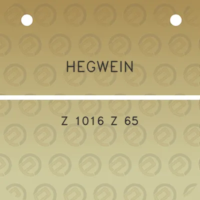 hegwein-z-1016-z-65