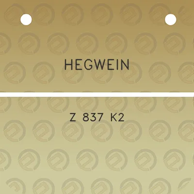 hegwein-z-837-k2