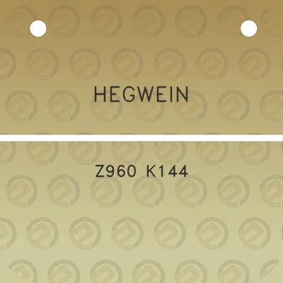 hegwein-z960-k144