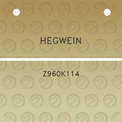 hegwein-z960k114