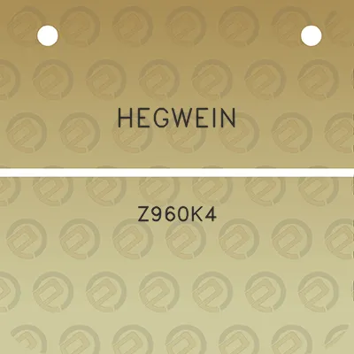 hegwein-z960k4