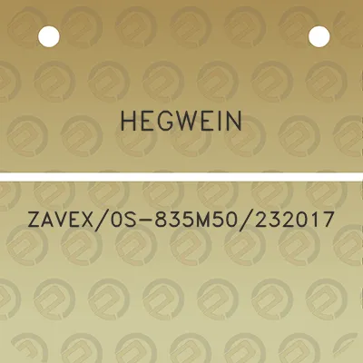 hegwein-zavex0s-835m50232017