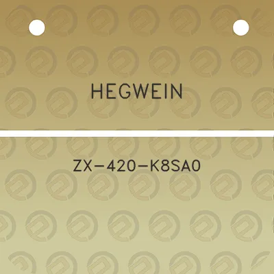 hegwein-zx-420-k8sa0