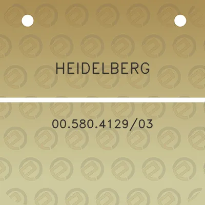 heidelberg-00580412903